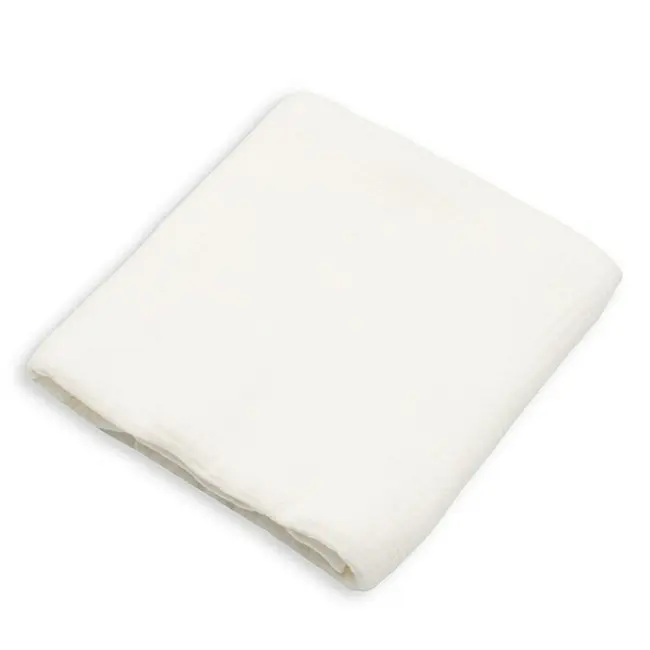 Paturica moale bebe, New Baby, Cu multiple intrebuintari, 60x60 cm, Din muselina, 100% bumbac organic, White BYN53552