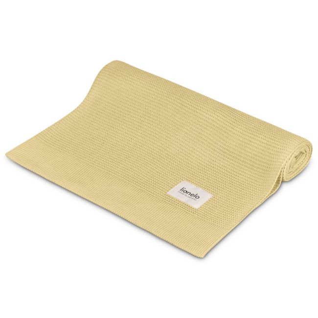 Paturica multifunctionala, Lionelo, Din bambus, Cu proprietati de termoreglare, Antibacteriana, Antifungica, Antialergice, Lavabila la masina de spalat, 100x75 cm, Galben BYNLO-BAMBOO_BLANKET_YELLOW_LEMON