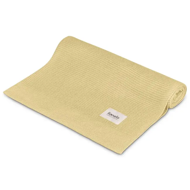 Paturica multifunctionala, Lionelo, Din bambus, Cu proprietati de termoreglare, Antibacteriana, Antifungica, Antialergice, Lavabila la masina de spalat, 100x75 cm, Galben BYNLO-BAMBOO_BLANKET_YELLOW_LEMON