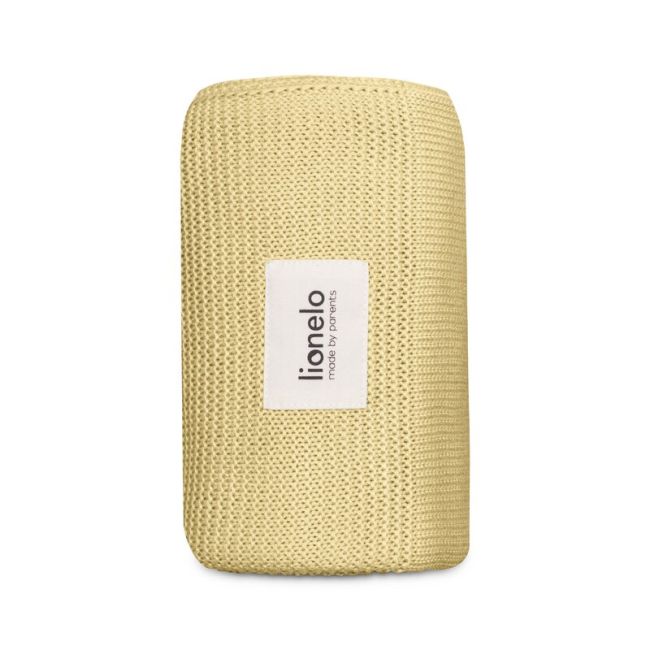 Paturica multifunctionala, Lionelo, Din bambus, Cu proprietati de termoreglare, Antibacteriana, Antifungica, Antialergice, Lavabila la masina de spalat, 100x75 cm, Galben BYNLO-BAMBOO_BLANKET_YELLOW_LEMON