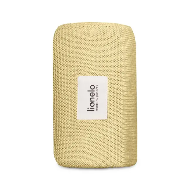 Paturica multifunctionala, Lionelo, Din bambus, Cu proprietati de termoreglare, Antibacteriana, Antifungica, Antialergice, Lavabila la masina de spalat, 100x75 cm, Galben BYNLO-BAMBOO_BLANKET_YELLOW_LEMON