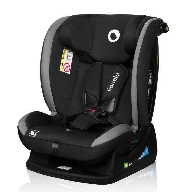 Scaun auto, Lionelo, Aart i-Size, Cu spatar inclinabil in 4 pozitii, Cu tetiera reglabila in 13 pozitii, 0-36 Kg, 40-150 cm, Cu centura siguranta in 3 puncte, Conform cu ECE R129/03, Gri BYNLO-AART_I-SIZE_GREY_GRAPHITE