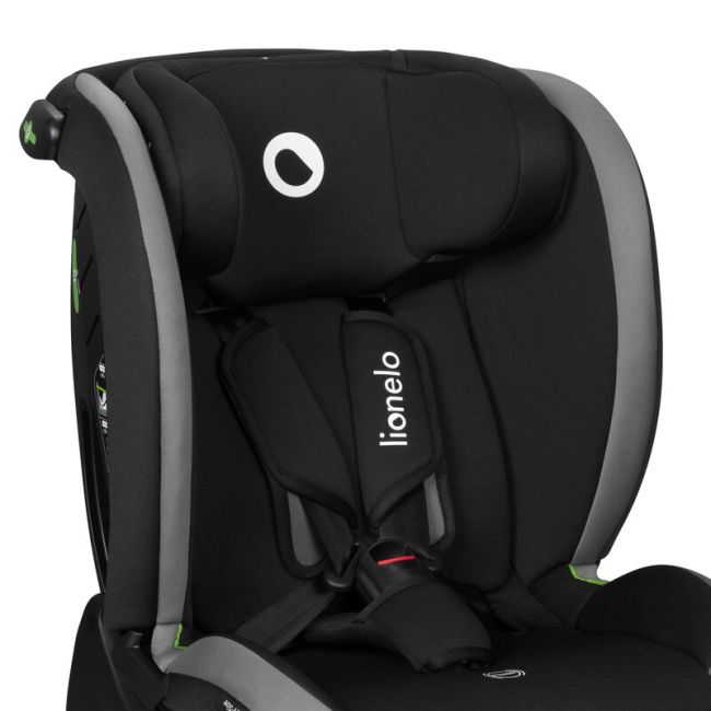Scaun auto, Lionelo, Aart i-Size, Cu spatar inclinabil in 4 pozitii, Cu tetiera reglabila in 13 pozitii, 0-36 Kg, 40-150 cm, Cu centura siguranta in 3 puncte, Conform cu ECE R129/03, Gri BYNLO-AART_I-SIZE_GREY_GRAPHITE