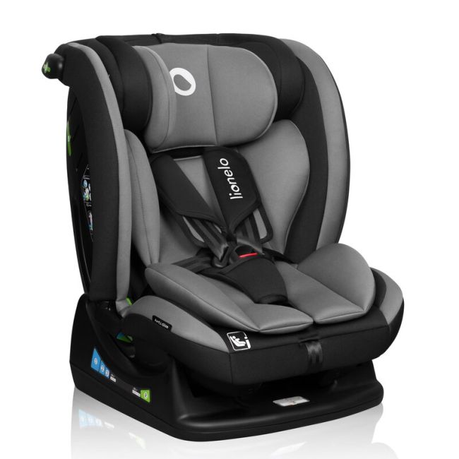 Scaun auto, Lionelo, Aart i-Size, Cu spatar inclinabil in 4 pozitii, Cu tetiera reglabila in 13 pozitii, 0-36 Kg, 40-150 cm, Cu centura siguranta in 3 puncte, Conform cu ECE R129/03, Gri BYNLO-AART_I-SIZE_GREY_GRAPHITE