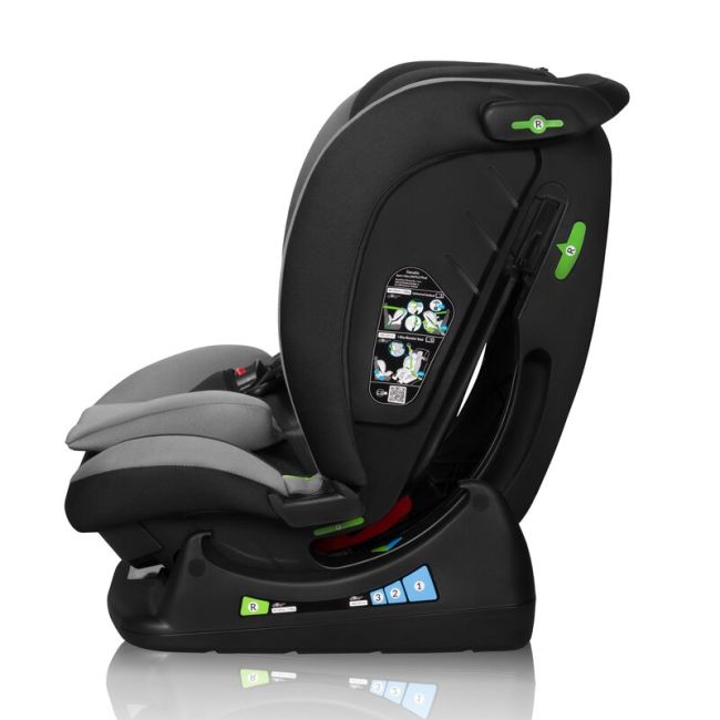 Scaun auto, Lionelo, Aart i-Size, Cu spatar inclinabil in 4 pozitii, Cu tetiera reglabila in 13 pozitii, 0-36 Kg, 40-150 cm, Cu centura siguranta in 3 puncte, Conform cu ECE R129/03, Gri BYNLO-AART_I-SIZE_GREY_GRAPHITE