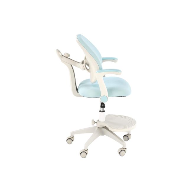 Scaun birou ergonomic pentru copii hm panco, ajustabil pe inaltime si adancime, mesh, suport pentru picioare, 70 kg, bleu drm10321