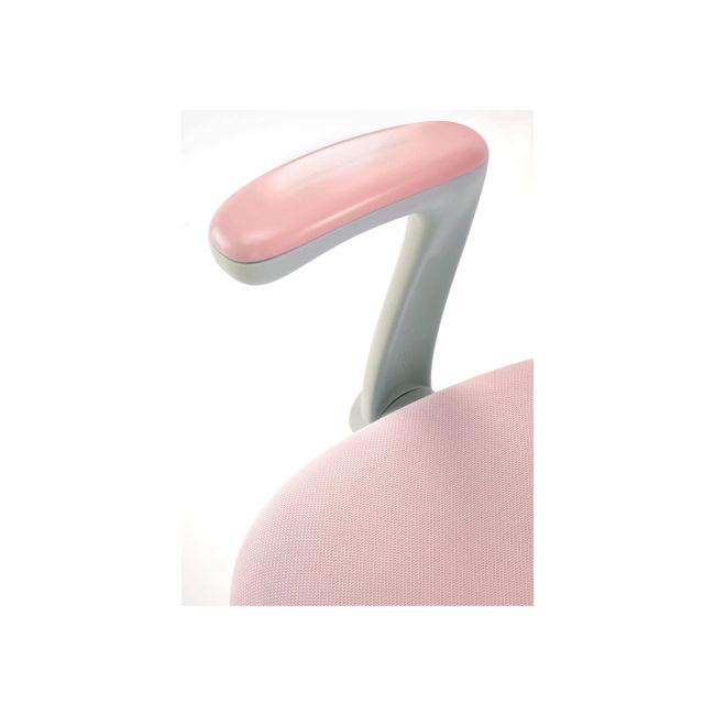 Scaun birou ergonomic pentru copii hm panco, ajustabil pe inaltime si adancime, mesh, suport pentru picioare, roz drm10322