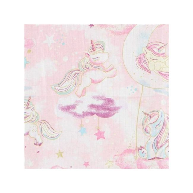 Set 3 scutece, New Baby, Multifunctionale, Din bumbac 100%, Material certificate Oeko Tex Standard 10070x80 cm, Multicolor, Girl BYN56180