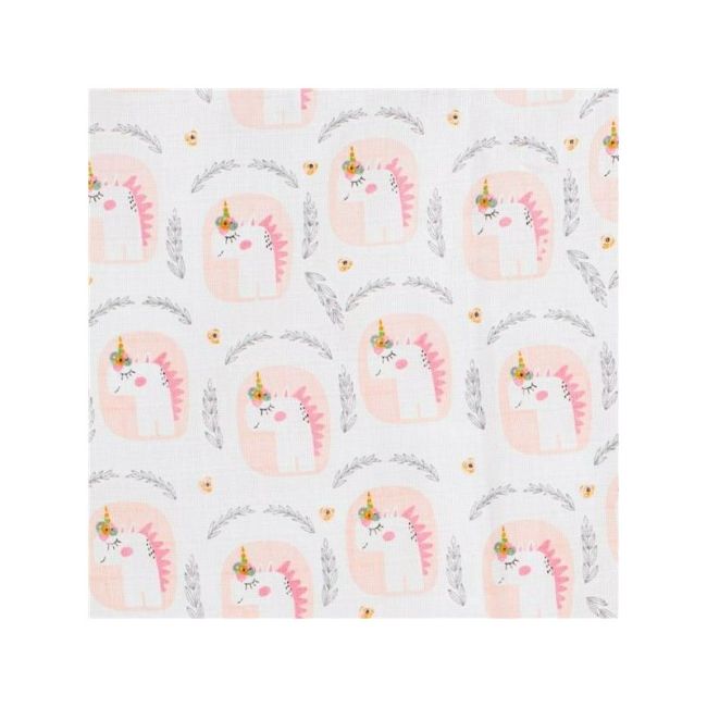 Set 3 scutece, New Baby, Multifunctionale, Din bumbac 100%, Material certificate Oeko Tex Standard 10070x80 cm, Multicolor, Girl BYN56180