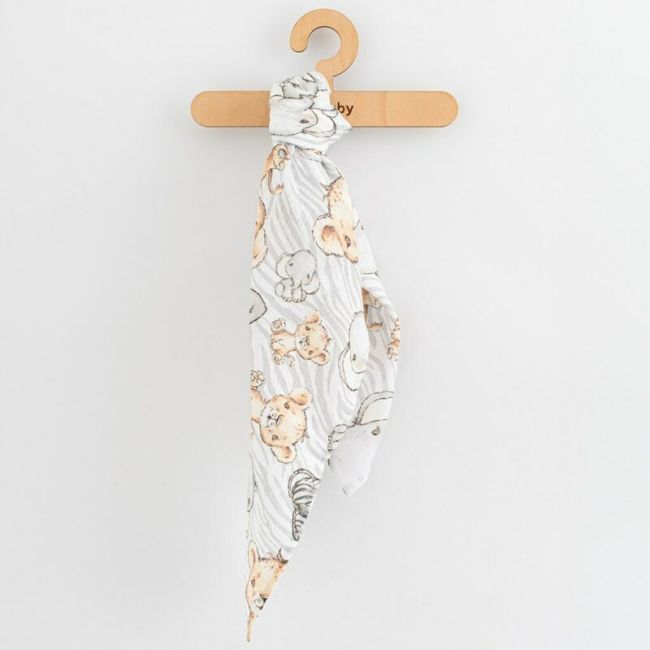 Set 3 scutece, New Baby, Multifunctionale, Din bumbac 100%, Material certificate Oeko Tex Standard 10070x80 cm, Multicolor BYN56184