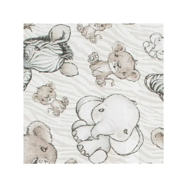 Set 3 scutece, New Baby, Multifunctionale, Din bumbac 100%, Material certificate Oeko Tex Standard 10070x80 cm, Multicolor BYN56184