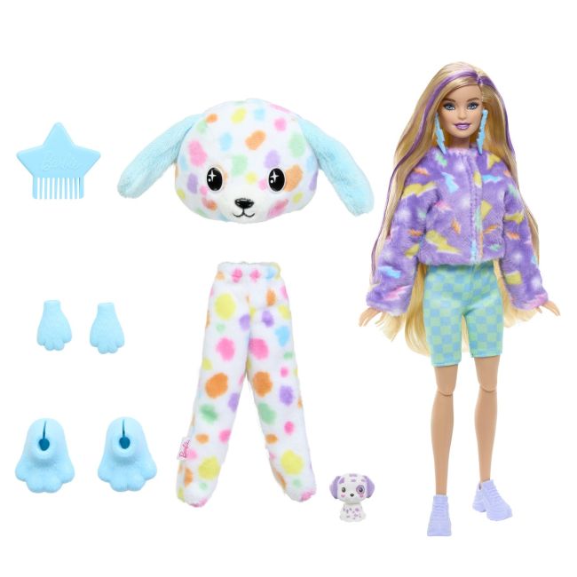 BARBIE PAPUSA BARBIE CUTIE REVEAL DALMATIAN VIVMTHRK41
