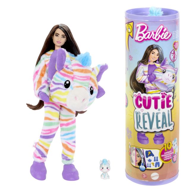 BARBIE PAPUSA BARBIE CUTIE REVEAL ZEBRA VIVMTHRK39