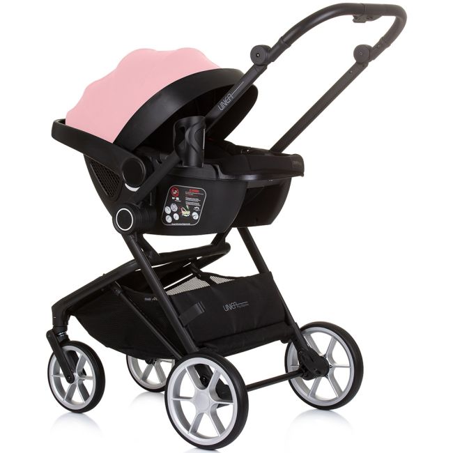 Carucior chipolino linea 3 in 1 flamingo hubkkli02404fl
