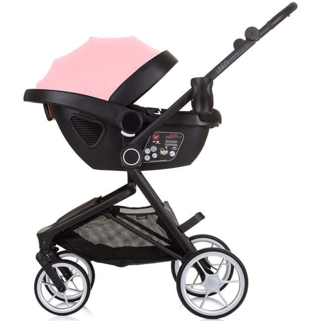 Carucior chipolino linea 3 in 1 flamingo hubkkli02404fl