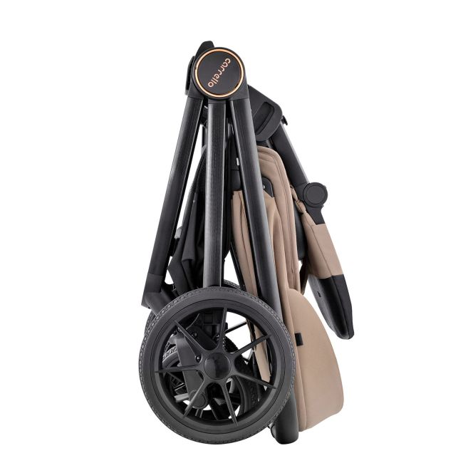 Carucior compact premium Carrello ULTRA 4 in 1 I-Size 40-87 cm cu baza Isofix Antique Beige PMICCRL-ULTRA4-BEIGE