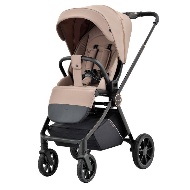 Carucior compact premium Carrello ULTRA 4 in 1 I-Size 40-87 cm cu baza Isofix Antique Beige PMICCRL-ULTRA4-BEIGE