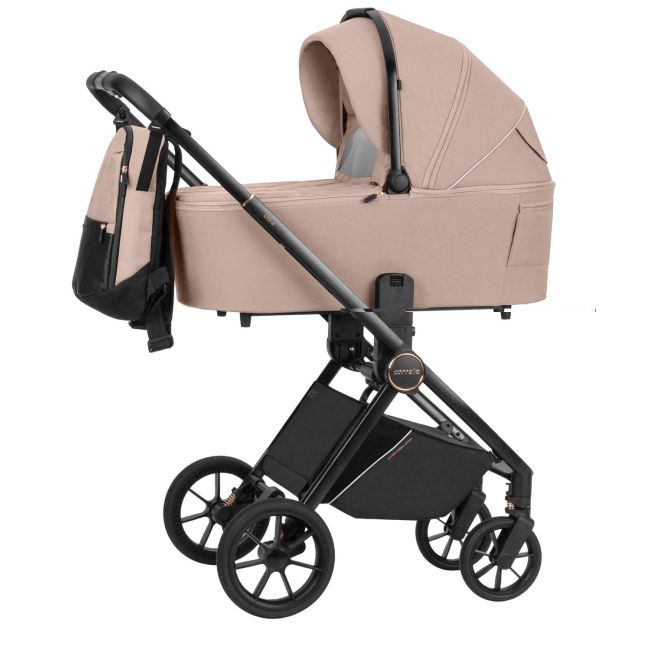 Carucior compact premium Carrello ULTRA 4 in 1 I-Size 40-87 cm cu baza Isofix Antique Beige PMICCRL-ULTRA4-BEIGE