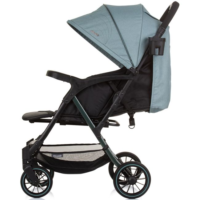 Carucior sport chipolino amber cu husa picioare pastel green hublkab02404pg