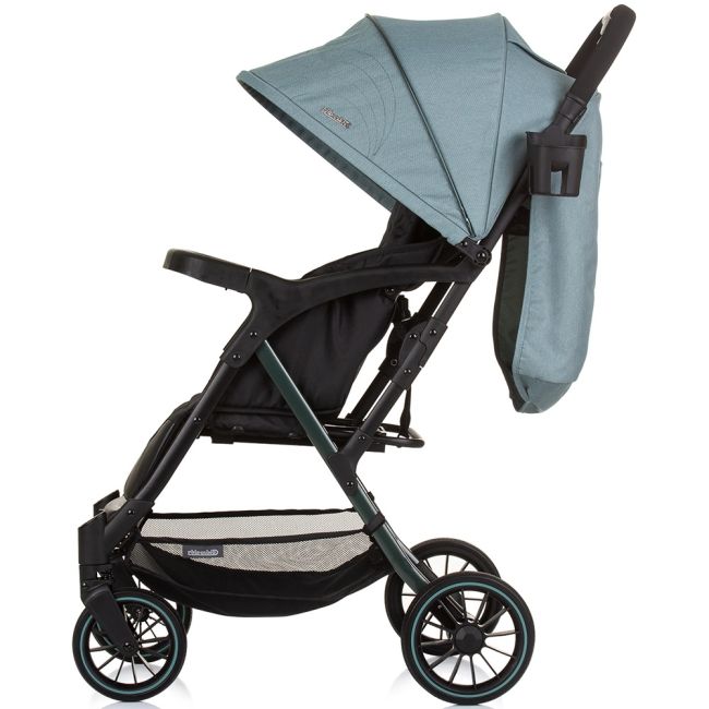 Carucior sport chipolino amber cu husa picioare pastel green hublkab02404pg