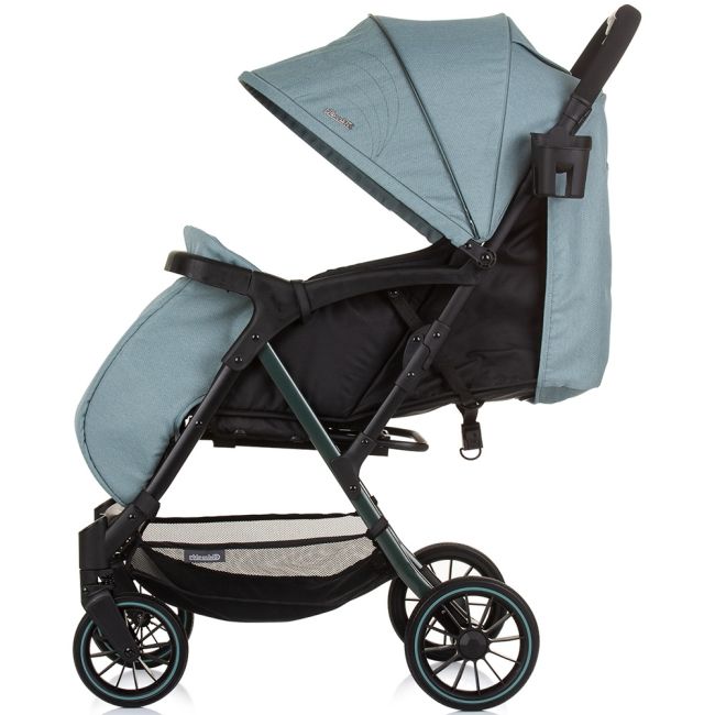 Carucior sport chipolino amber cu husa picioare pastel green hublkab02404pg