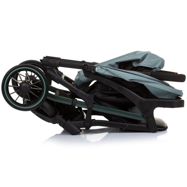 Carucior sport chipolino amber cu husa picioare pastel green hublkab02404pg