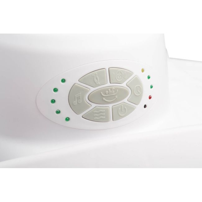 Leagan electric rotativ 360⁰ cu telecomanda, melodii, sunete, senzor de mișcare și inclinare reglabila Caretero OPTI Verde PMICTERO-8003