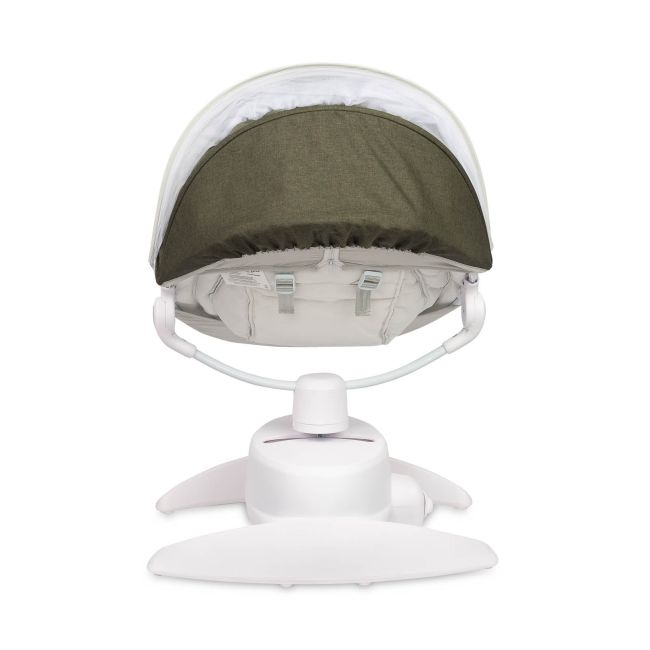 Leagan electric rotativ 360⁰ cu telecomanda, melodii, sunete, senzor de mișcare și inclinare reglabila Caretero OPTI Verde PMICTERO-8003
