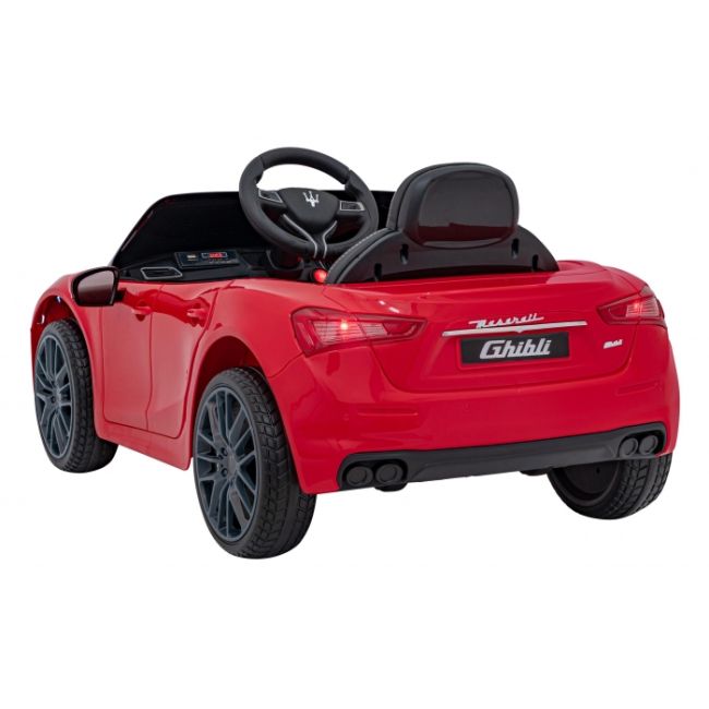 Masinuta electrica cu telecomanda maserati ghibli, roti eva, scaun tapitat, 100x66x41 cm, putere 60w - rosu edeedipa.sl631b.cr