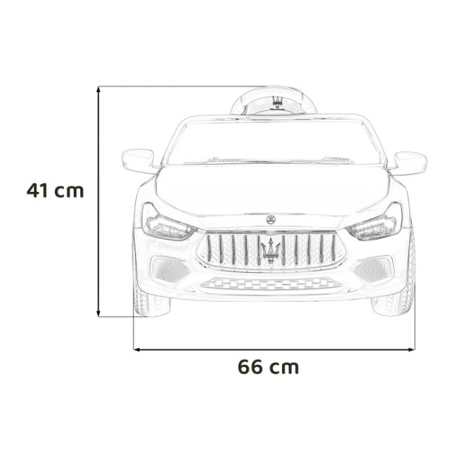 Masinuta electrica cu telecomanda maserati ghibli, roti eva, scaun tapitat, 100x66x41 cm, putere 60w - rosu edeedipa.sl631b.cr