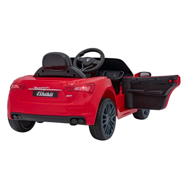 Masinuta electrica cu telecomanda maserati ghibli, roti eva, scaun tapitat, 100x66x41 cm, putere 60w - rosu edeedipa.sl631b.cr