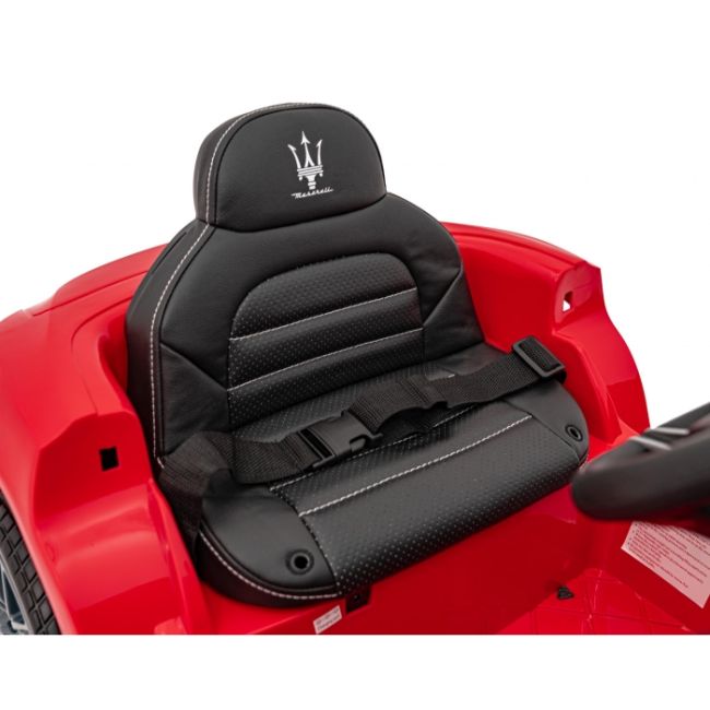 Masinuta electrica cu telecomanda maserati ghibli, roti eva, scaun tapitat, 100x66x41 cm, putere 60w - rosu edeedipa.sl631b.cr
