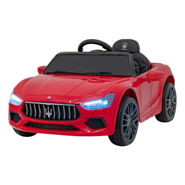 Masinuta electrica cu telecomanda maserati ghibli, roti eva, scaun tapitat, 100x66x41 cm, putere 60w - rosu edeedipa.sl631b.cr