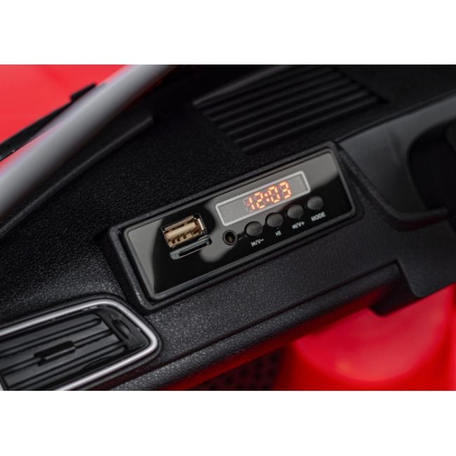 Masinuta electrica cu telecomanda maserati ghibli, roti eva, scaun tapitat, 100x66x41 cm, putere 60w - rosu edeedipa.sl631b.cr