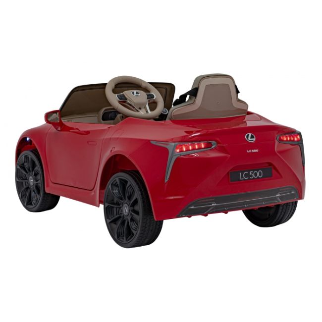 Masinuta electrica cu telecomanda lexus lc500, roti eva, scaun tapitat, 108x60x43 cm, putere 70w - rosu edeedipa.je1618.cr