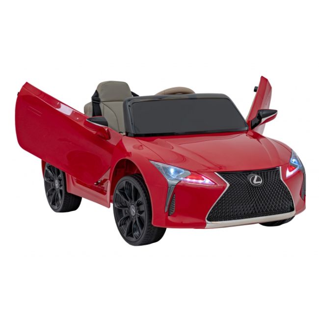 Masinuta electrica cu telecomanda lexus lc500, roti eva, scaun tapitat, 108x60x43 cm, putere 70w - rosu edeedipa.je1618.cr