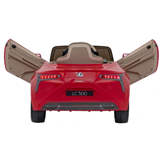 Masinuta electrica cu telecomanda lexus lc500, roti eva, scaun tapitat, 108x60x43 cm, putere 70w - rosu edeedipa.je1618.cr