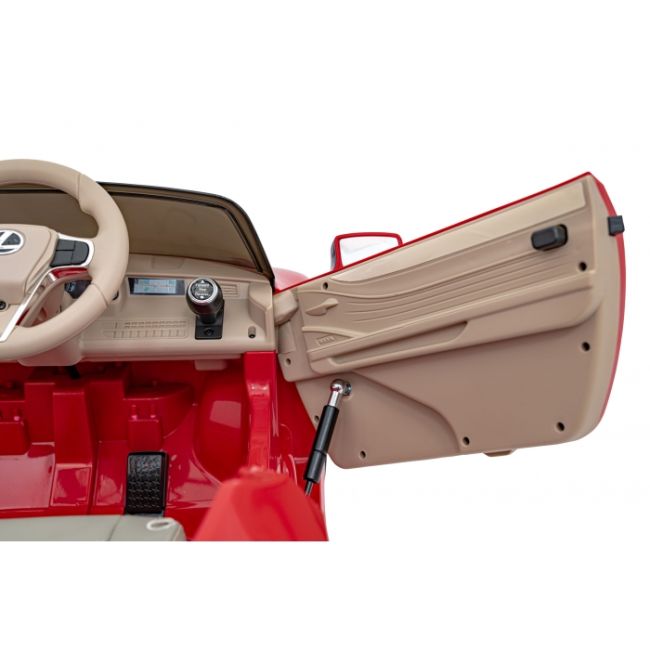 Masinuta electrica cu telecomanda lexus lc500, roti eva, scaun tapitat, 108x60x43 cm, putere 70w - rosu edeedipa.je1618.cr