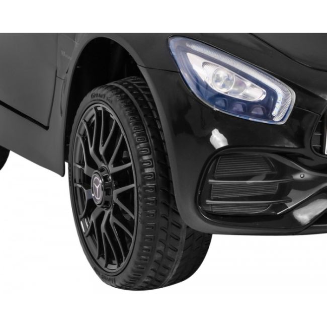 Masinuta electrica cu telecomanda mercedes benz gt, roti eva, scaun tapitat, 108x68x48 cm, putere 70w - negru edeedipa.hl-2588.cz