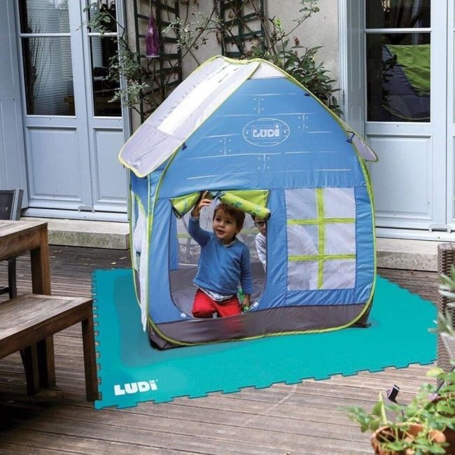 Pachet Cort de joaca COTTAGE si covoras din spuma PLAY DNBLUD5210-90021