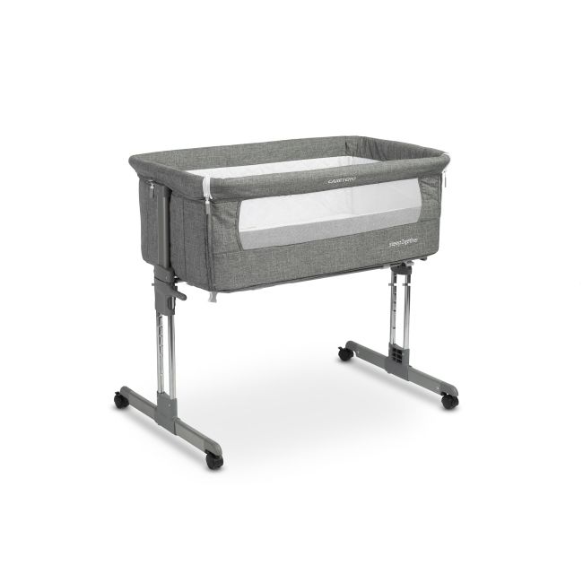 Patut co-sleeping cu saltea si reglare in 7 pozitii Caretero SLEEP2GETHER Grafit PMICTERO-3950