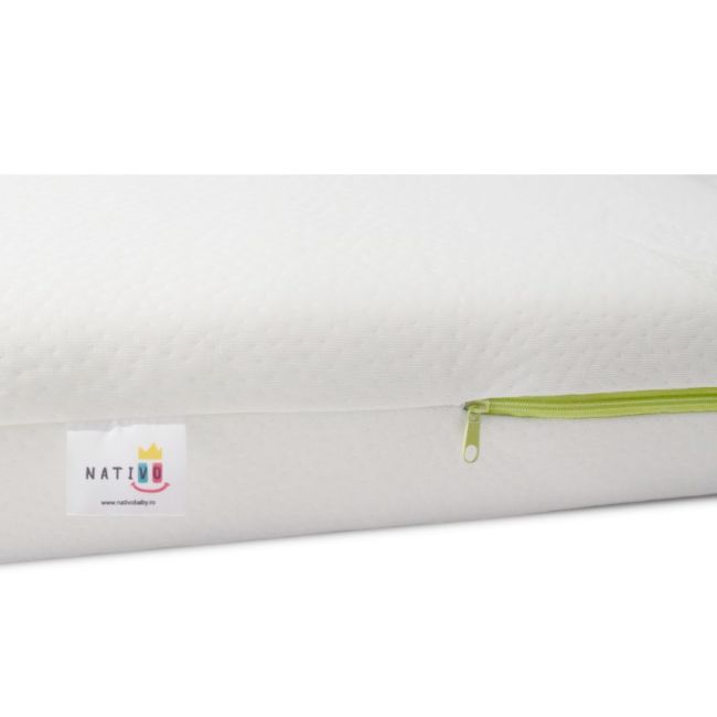 Saltea cocos-spuma-vatelină 120x60x8 cm Nativo Dreams Aloe Vera PMICNAT-D/KPV-8