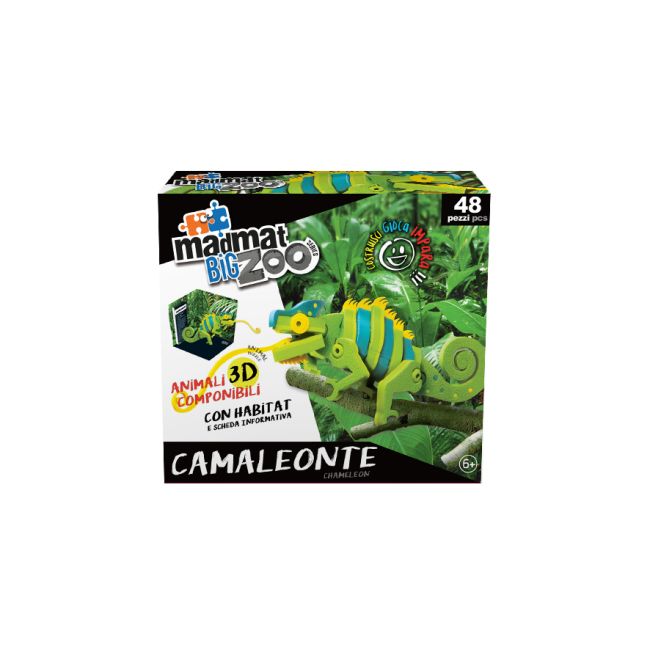 Madmat Zoo Puzzle 3D Cameleon Mare - Mandelli BEEMD705000371