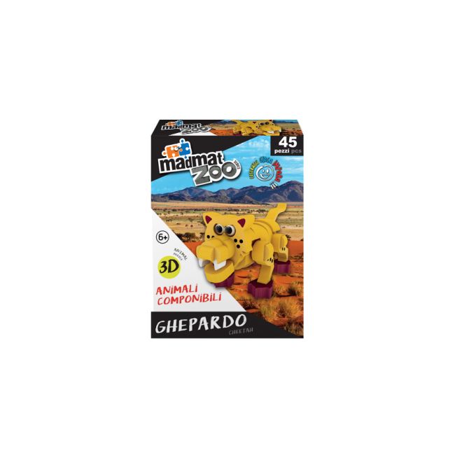 Madmat Zoo Puzzle 3D Ghepard Mic - Mandelli BEEMD705000326