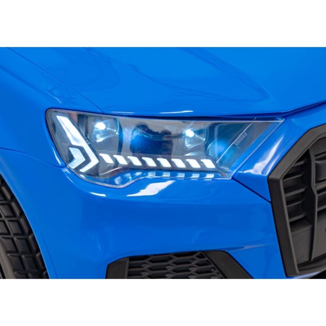 Masinuta electrica cu telecomanda audi q7 new lift, roti eva, scaun tapitat, 117x67x54 cm, putere 70w - albastru edeedipa.hl678.nie