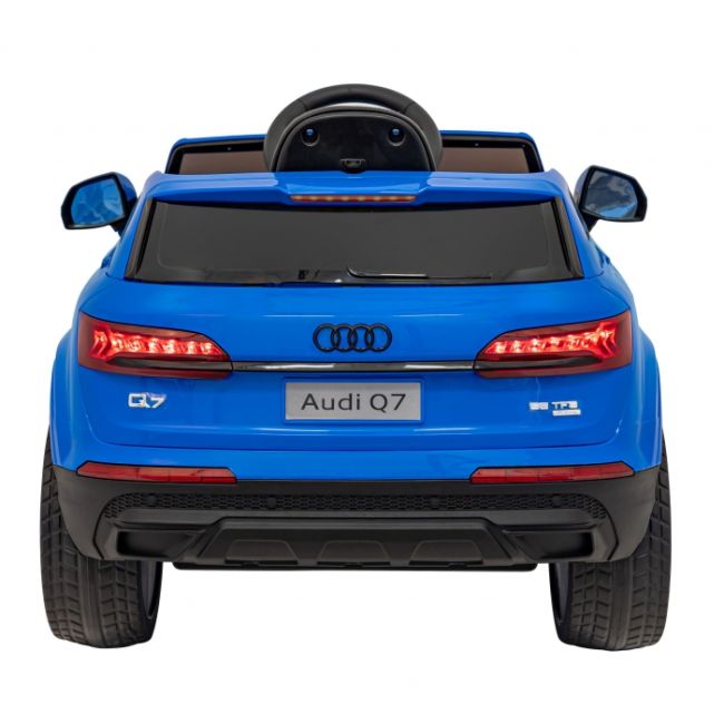 Masinuta electrica cu telecomanda audi q7 new lift, roti eva, scaun tapitat, 117x67x54 cm, putere 70w - albastru edeedipa.hl678.nie