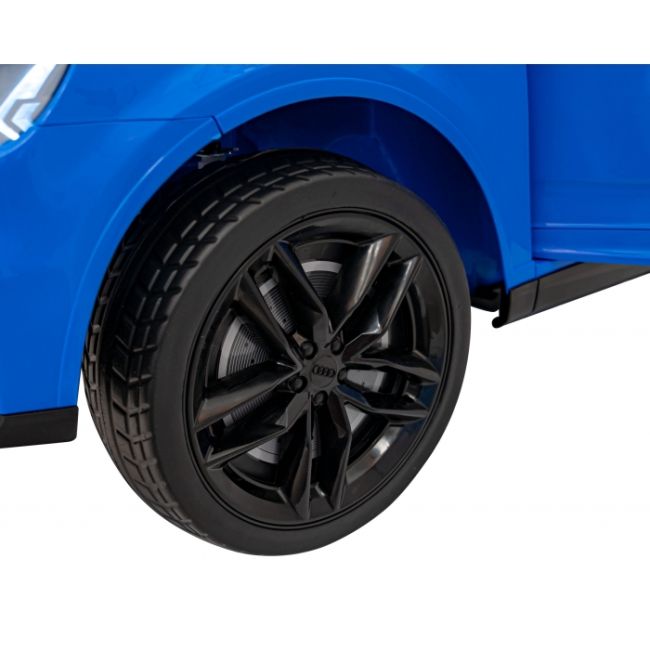 Masinuta electrica cu telecomanda audi q7 new lift, roti eva, scaun tapitat, 117x67x54 cm, putere 70w - albastru edeedipa.hl678.nie