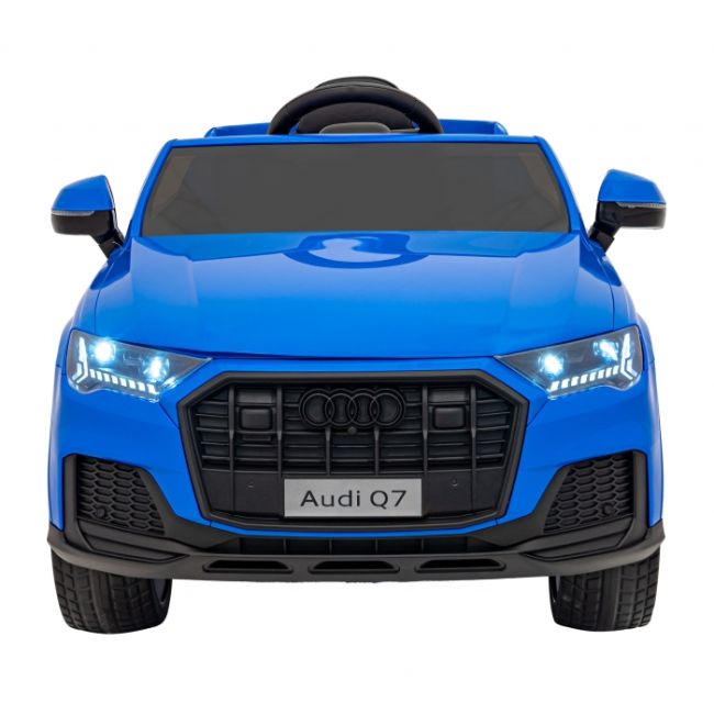 Masinuta electrica cu telecomanda audi q7 new lift, roti eva, scaun tapitat, 117x67x54 cm, putere 70w - albastru edeedipa.hl678.nie