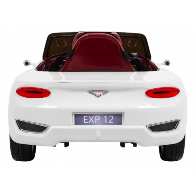 Masinuta electrica cu telecomanda bentley exp 12, roti eva, scaun tapitat, 107x59x44 cm, putere 24v - alb edeedipa.je1166.bia
