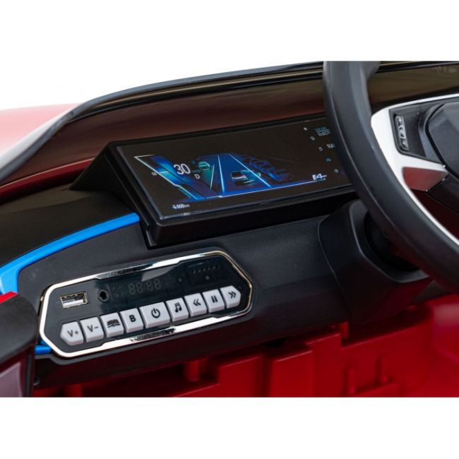 Masinuta electrica cu telecomanda bmw i4, roti eva, scaun tapitat, 116x79x45 cm, putere 50w - rosu edeedipa.je1009.cr